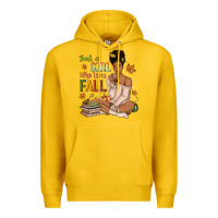 Lemon Just a girl who loves Fall afro woman Premium Hoodie - NancyCooperArtShop