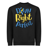 Black down right perfect Heavyweight Sweatshirt - MaliasSmallBusiness