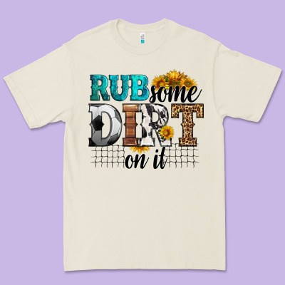 Rub Some Dirt On It Soccer Premium Tee Designed By Hra Design Shop