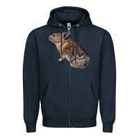 Navy pika Zipper Hoodie - LillyAllenDesigns
