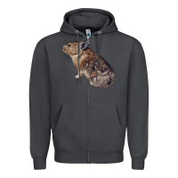 Smoke pika Zipper Hoodie - LillyAllenDesigns