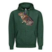 Sports Green pika Zipper Hoodie - LillyAllenDesigns