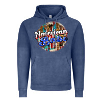 Vintage Denim american babe Vintage Hoodie - JahusDesignShop