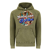 Vintage Olive american babe Vintage Hoodie - JahusDesignShop