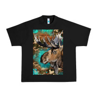 Black Western Camo Moose Urban Heavy Tee - LillyAllenDesigns