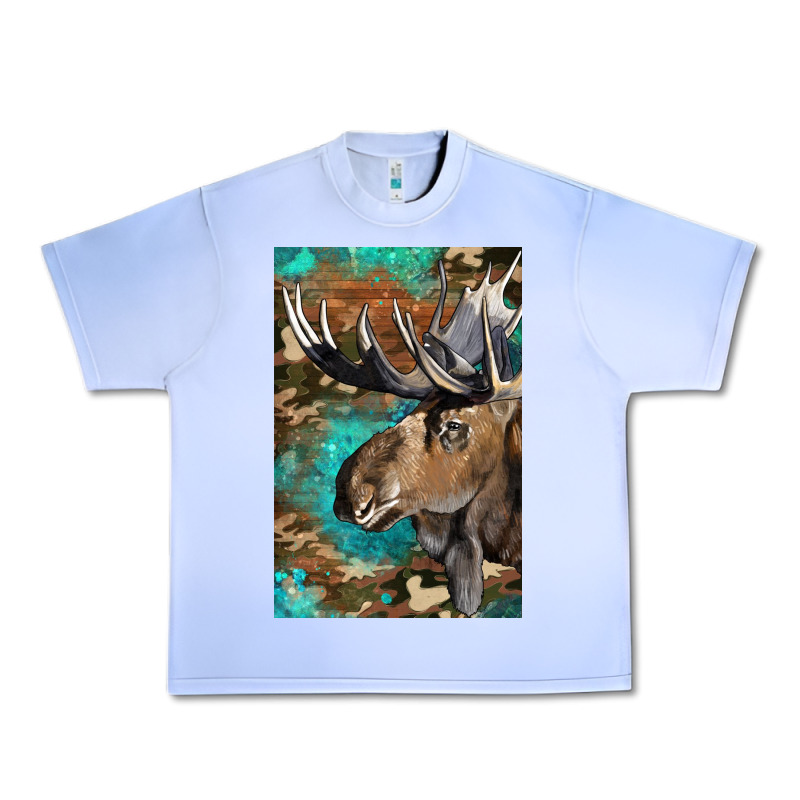 Western Camo Moose Urban Heavy Tee by LillyAllenDesigns | Teevron
