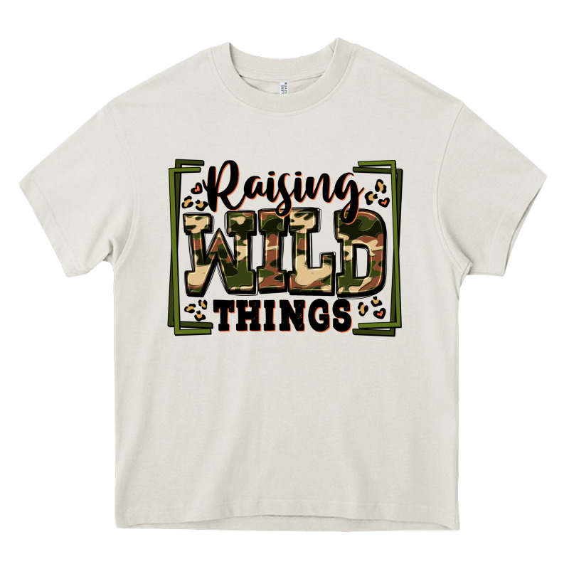Raising Wild Things Heavy Core Tee by Zillion Design Studio | Teevron