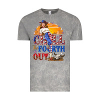 Cloud Rock Chill the fourth out 4th of july Vintage Tee - NancyCooperArtShop