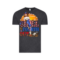Vintage Black Chill the fourth out 4th of july Vintage Tee - NancyCooperArtShop