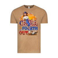 Vintage Camel Chill the fourth out 4th of july Vintage Tee - NancyCooperArtShop