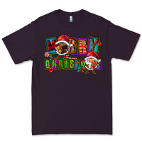 Plum merry christmas gnomies Premium Tee - FaDigitalArtStudio