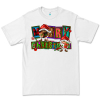 White merry christmas gnomies Premium Tee - FaDigitalArtStudio