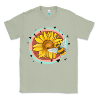 Matcha bee and sunflower Classic Tee - MaliasSmallBusiness