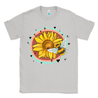 Moon Dust bee and sunflower Classic Tee - MaliasSmallBusiness