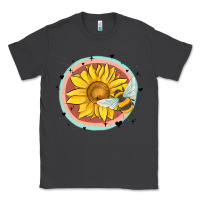 Smoke bee and sunflower Classic Tee - MaliasSmallBusiness