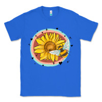 True Royal bee and sunflower Classic Tee - MaliasSmallBusiness