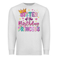 Oatmeal Heather sister of the birthday princess Premium Sweatshirt - NancyCooperArtShop