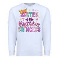 White sister of the birthday princess Premium Sweatshirt - NancyCooperArtShop