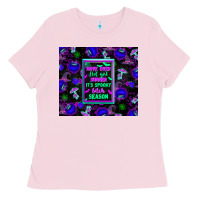 Bubblegum Pink Move Over Hot Girl Summer It's Spooky Bitch Season Ladies Tee - texasbilliewilder