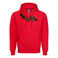 Red red ditch witch Zipper Hoodie - LillyAllenDesigns