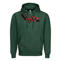 Sports Green red ditch witch Zipper Hoodie - LillyAllenDesigns