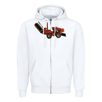 White red ditch witch Zipper Hoodie - LillyAllenDesigns