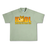 Oil Green hodl hold on for dear life dogecoin Urban Heavy Tee - Jasminsmagicworld