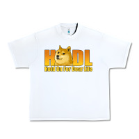 White hodl hold on for dear life dogecoin Urban Heavy Tee - Jasminsmagicworld
