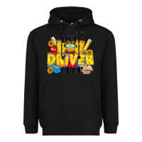 Black best bus driver ever Heavyweight Hoodie - NancyCooperArtShop