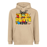 Mushroom best bus driver ever Heavyweight Hoodie - NancyCooperArtShop