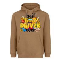 Toasted Coconut best bus driver ever Heavyweight Hoodie - NancyCooperArtShop