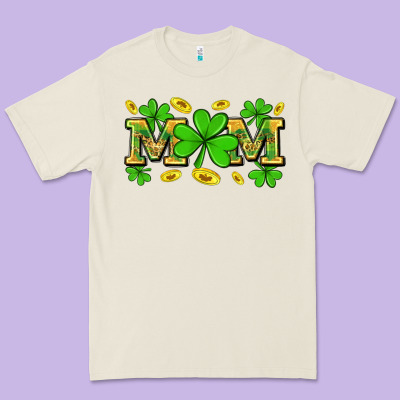St. Patricks Day Mom Premium Tee Designed By Neo Western
