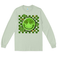 Matcha checkered st. patrick's day Long Sleeve Tee - MaliasSmallBusiness