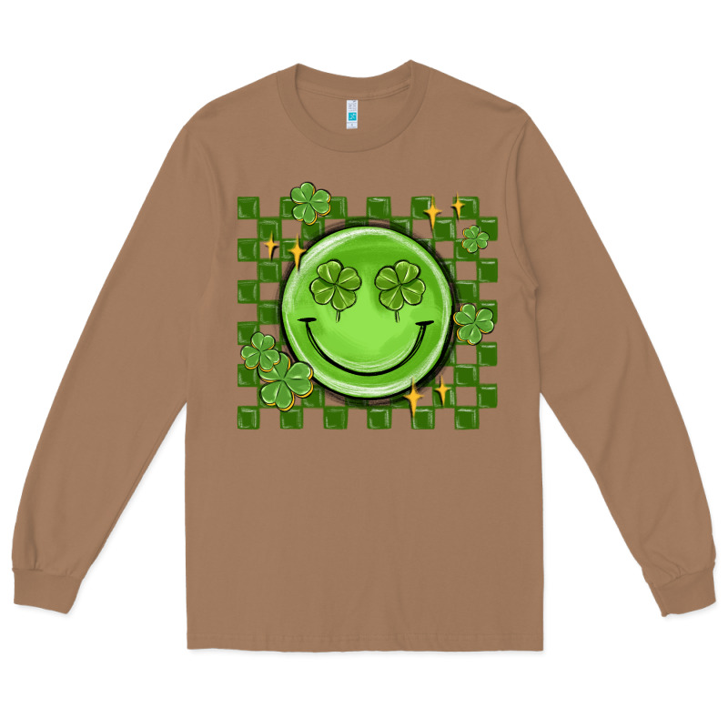 Checkered St. Patrick's Day Long Sleeve Tee by MaliasSmallBusiness | Teevron