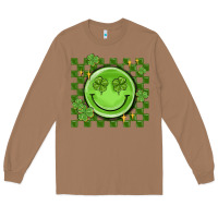 Toasted Coconut checkered st. patrick's day Long Sleeve Tee - MaliasSmallBusiness