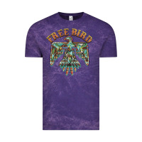 Cloud Purple free bird feathers thunderbird Vintage Tee - BarkalooDesign