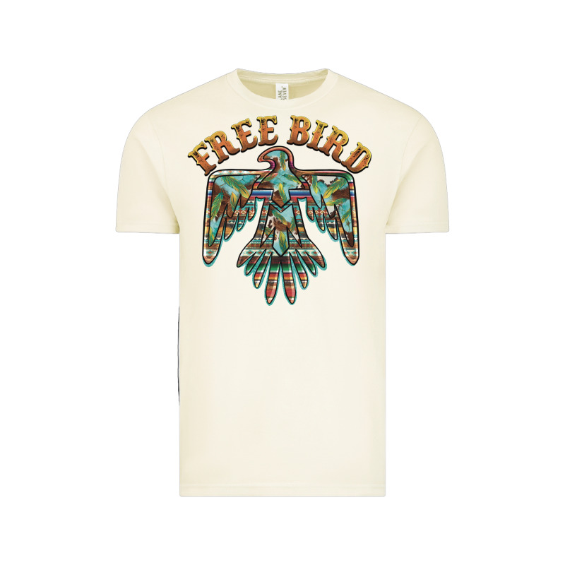 Free Bird Feathers Thunderbird Vintage Tee by BarkalooDesign | Teevron