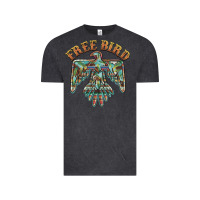 Vintage Black free bird feathers thunderbird Vintage Tee - BarkalooDesign