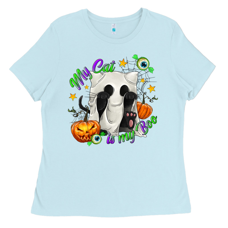 My Cat Is My Boo Ladies Tee by texasbilliewilder | Teevron