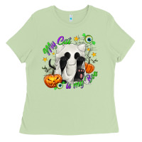 Matcha My Cat Is My Boo Ladies Tee - texasbilliewilder