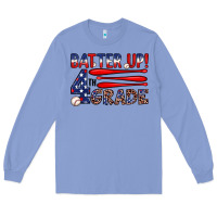 Colony Blue batter up 4th grade Long Sleeve Tee - JahusDesignShop