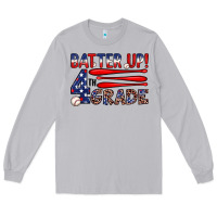 Moon Dust batter up 4th grade Long Sleeve Tee - JahusDesignShop