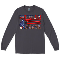 Smoke batter up 4th grade Long Sleeve Tee - JahusDesignShop