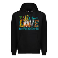 Black I think i love Fall most of all Premium Hoodie - NancyCooperArtShop