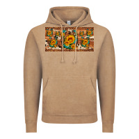 Vintage Coffee sunflower gemstone leopard cowhide horseshoe license plate Vintage Hoodie - Artiststas