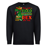 Black Tacosaurus Rex Premium Sweatshirt - texasbilliewilder