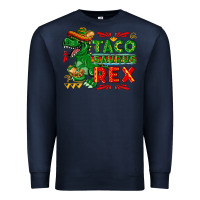 Navy Tacosaurus Rex Premium Sweatshirt - texasbilliewilder