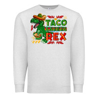 Oatmeal Heather Tacosaurus Rex Premium Sweatshirt - texasbilliewilder