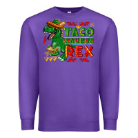 Purple Tacosaurus Rex Premium Sweatshirt - texasbilliewilder