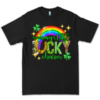 Black St. Patrick's Day Mommy's little lucky charm Premium Tee - Neo Western